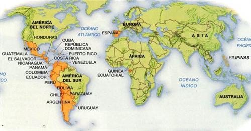World map 